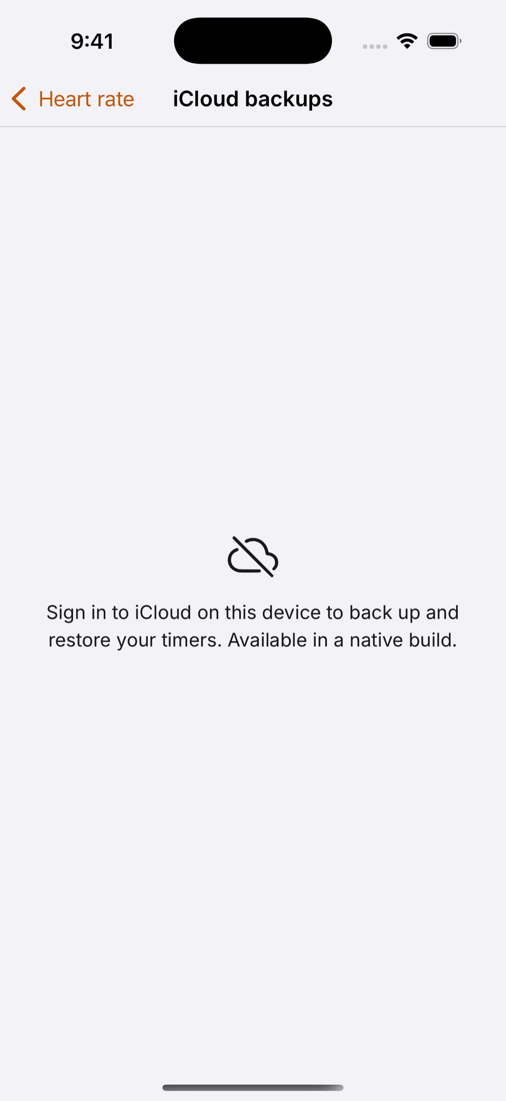 iCloud backups