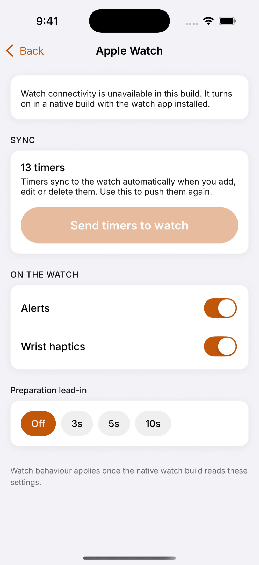 The Apple Watch companion