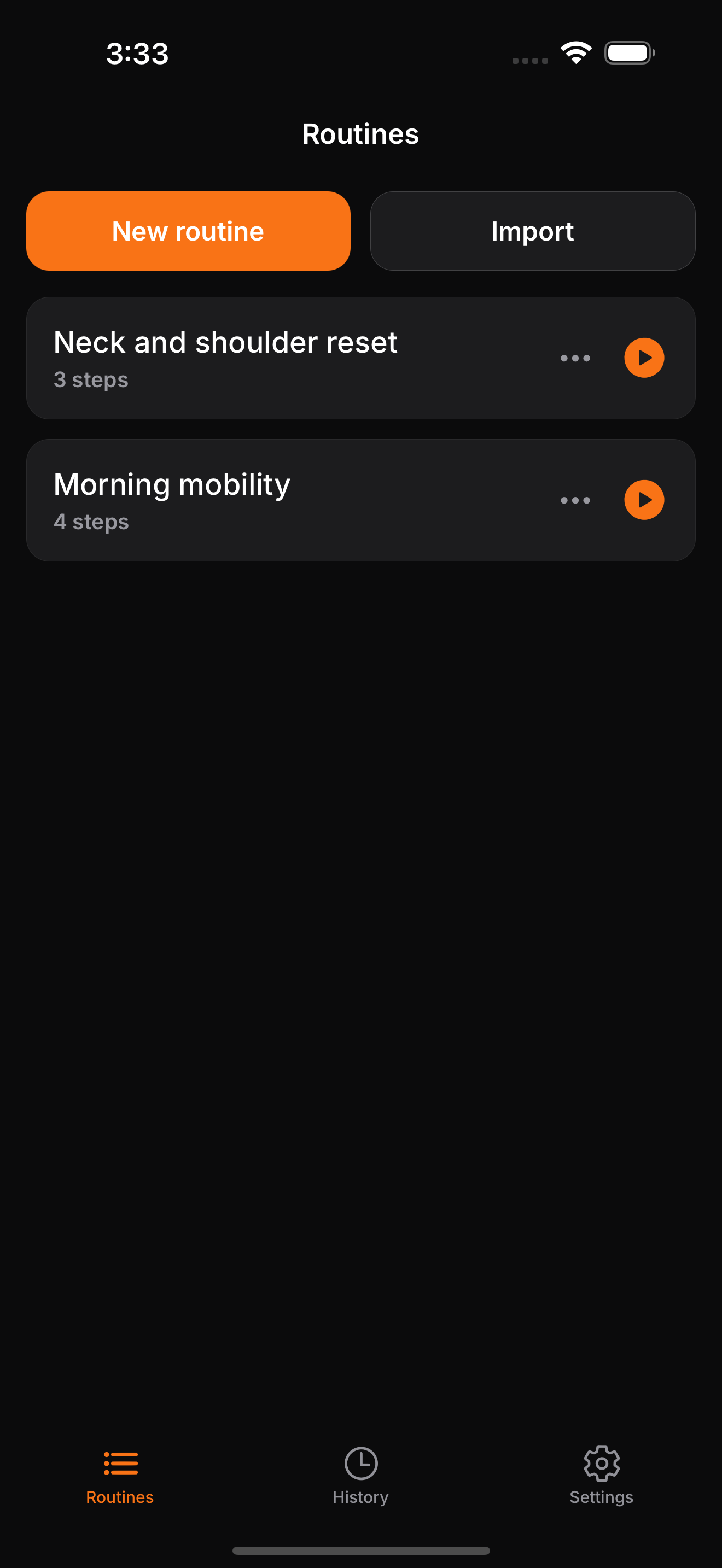 The Routines library